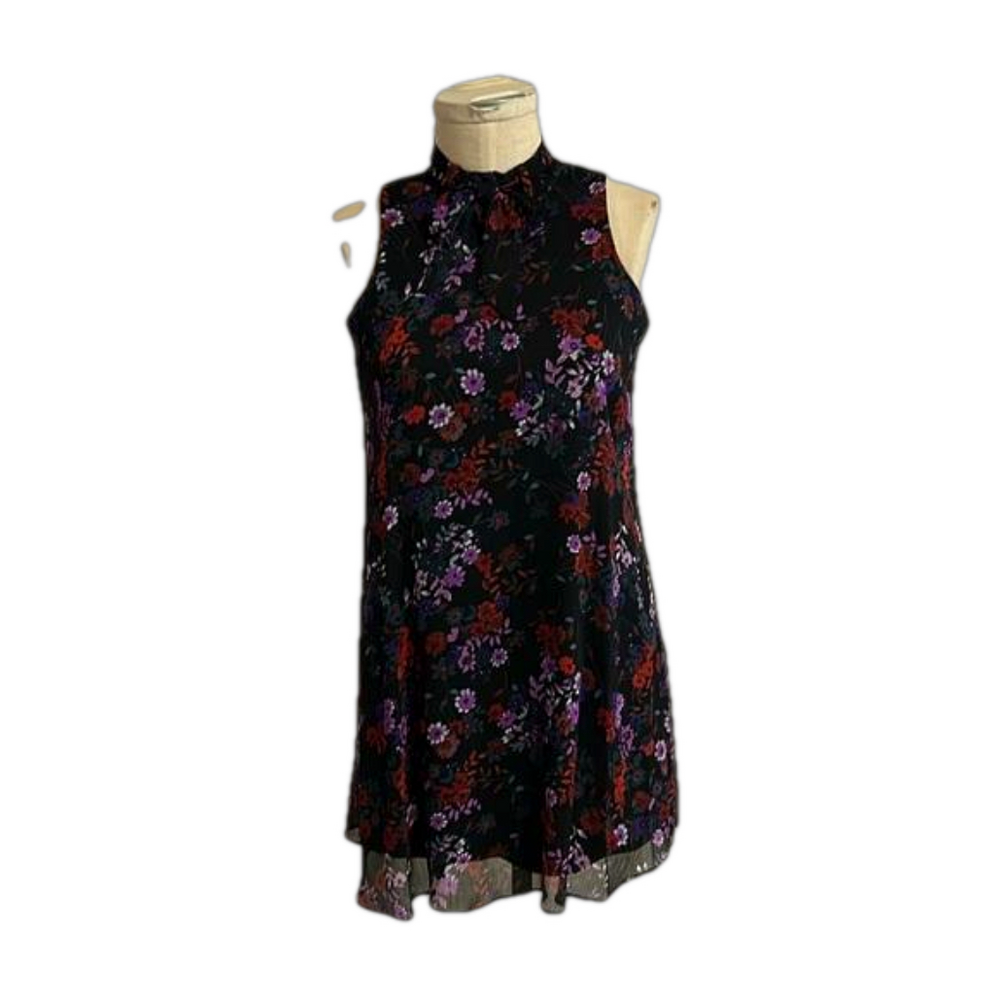 Calvin Klein floral sleeveless shift dress size 6P